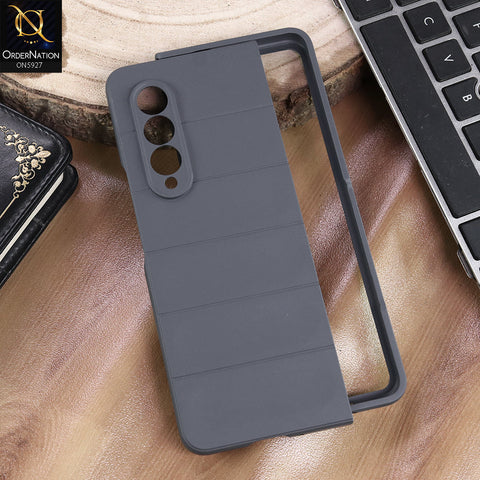 Samsung Galaxy Z Fold 3 5G Cover - Gray - New Flexible TPU Mobile Phone Back Cover Scratch Proof Phone Protective Case