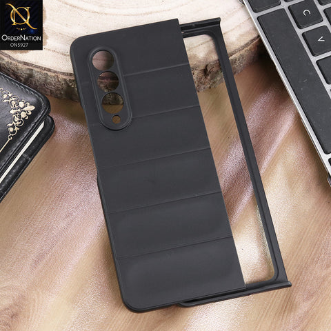 Samsung Galaxy Z Fold 4 5G Cover - Black - New Flexible TPU Mobile Phone Back Cover Scratch Proof Phone Protective Case
