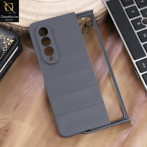 Samsung Galaxy Z Fold 4 5G Cover - Gray - New Flexible TPU Mobile Phone Back Cover Scratch Proof Phone Protective Case