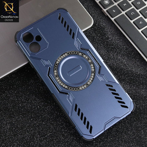 Samsung Galaxy A05 Cover - Blue - New Cooling Non-Slip Shockproof Magsafe Full Coverage Back Cover