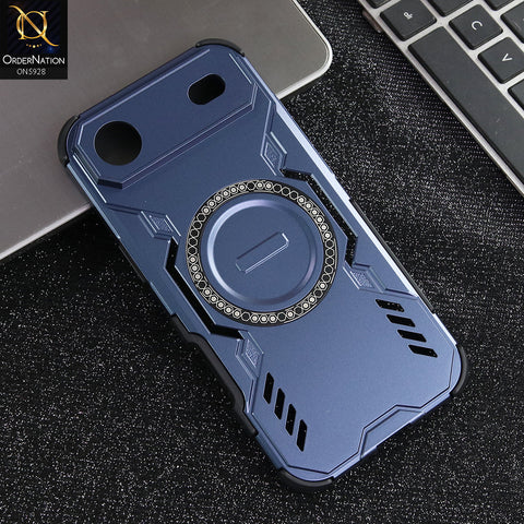 iPhone 17 Air Cover - Blue - New Cooling Non-Slip Shockproof Magsafe Full Coverage Back Cover