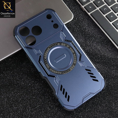 iPhone 17 Pro Cover - Blue - New Cooling Non-Slip Shockproof Magsafe Full Coverage Back Cover