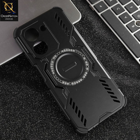 Xiaomi Redmi A5 4G Cover - Black - New Cooling Non-Slip Shockproof Magsafe Full Coverage Back Cover