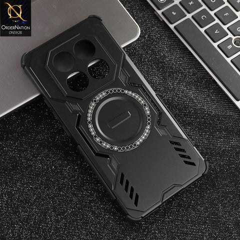 Xiaomi Redmi Note 14 Pro 4G Cover - Black - New Cooling Non-Slip Shockproof Magsafe Full Coverage Back Cover