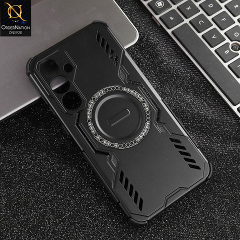 Samsung Galaxy S24 FE Cover - Black -  New Cooling Non-Slip Shockproof Magsafe Full Coverage Back Cover