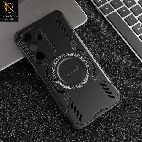 Samsung Galaxy S25 FE Cover - Black -  New Cooling Non-Slip Shockproof Magsafe Full Coverage Back Cover