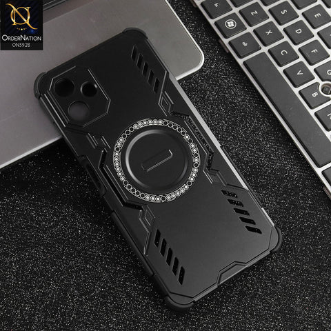 Samsung Galaxy A06 Cover - Black - New Cooling Non-Slip Shockproof Magsafe Full Coverage Back Cover