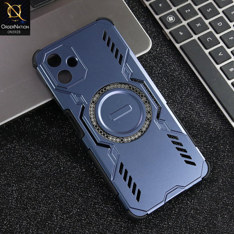 Samsung Galaxy A06 Cover - Blue - New Cooling Non-Slip Shockproof Magsafe Full Coverage Back Cover