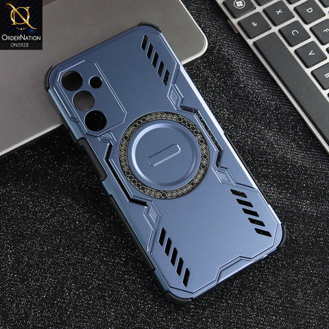 Samsung Galaxy A15 5G Cover - Blue - New Cooling Non-Slip Shockproof Magsafe Full Coverage Back Cover