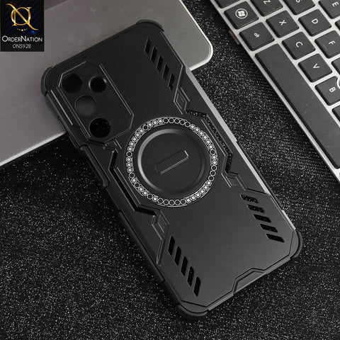 Samsung Galaxy A16 Cover - Black -  New Cooling Non-Slip Shockproof Magsafe Full Coverage Back Cover