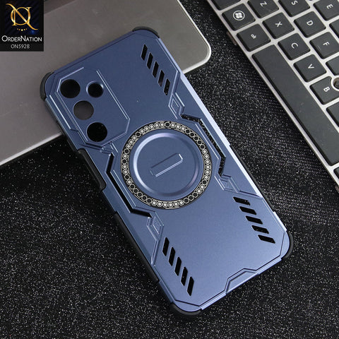 Samsung Galaxy A16 Cover - Blue - New Cooling Non-Slip Shockproof Magsafe Full Coverage Back Cover
