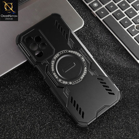 Samsung Galaxy A23 Cover - Black -  New Cooling Non-Slip Shockproof Magsafe Full Coverage Back Cover