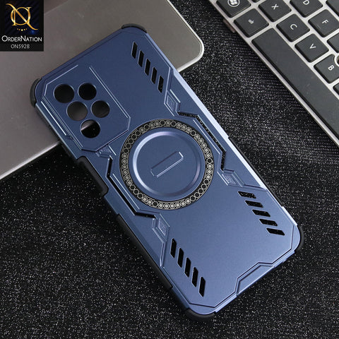 Samsung Galaxy A23 5G Cover - Blue - New Cooling Non-Slip Shockproof Magsafe Full Coverage Back Cover
