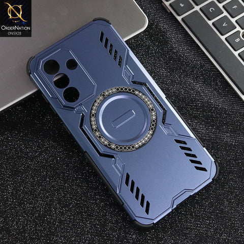 Samsung Galaxy A56 Cover - Blue - New Cooling Non-Slip Shockproof Magsafe Full Coverage Back Cover