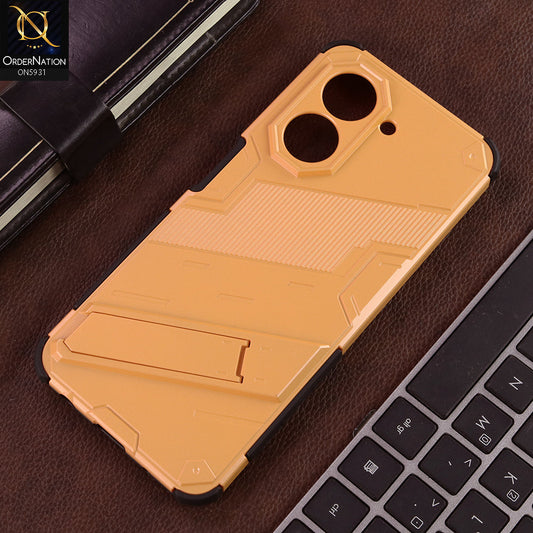 Xiaomi Redmi A5 4G Cover - Orange - New Ultra Punk TPU Shockproof Phone Case with Kickstand And Camera Protection