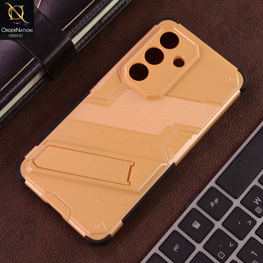 Samsung Galaxy S26 Cover - Orange - New Ultra Punk TPU Shockproof Phone Case with Kickstand And Camera Protection