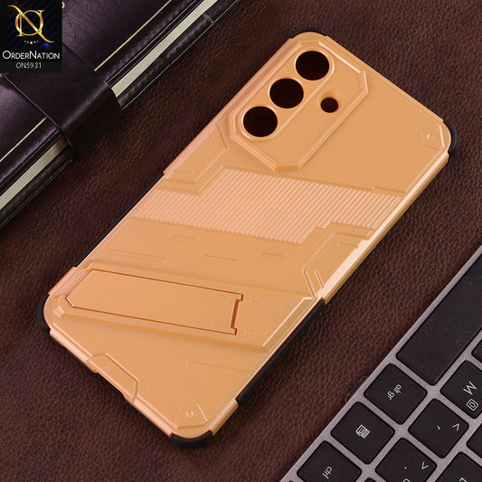 Samsung Galaxy S26 Plus Cover - Orange - New Ultra Punk TPU Shockproof Phone Case with Kickstand And Camera Protection