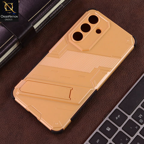 Samsung Galaxy S26 Plus Cover - Orange - New Ultra Punk TPU Shockproof Phone Case with Kickstand And Camera Protection