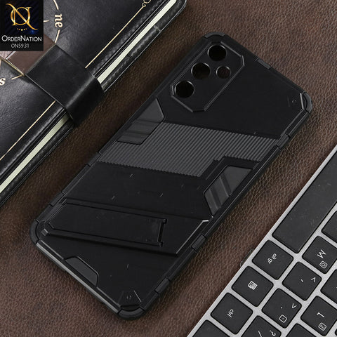 Samsung Galaxy A05s Cover - Black - New Ultra Punk TPU Shockproof Phone Case with Kickstand And Camera Protection