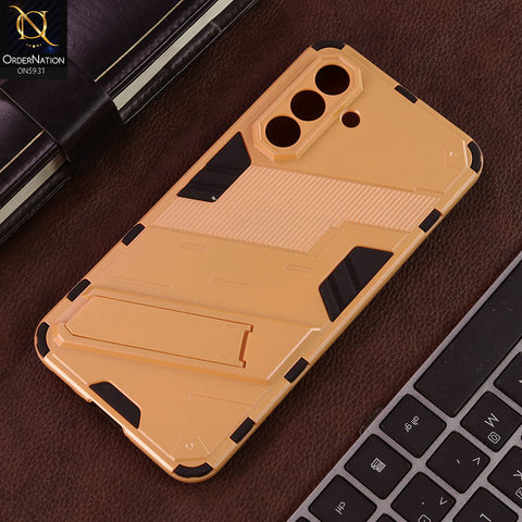 Samsung Galaxy A56 Cover - Orange - New Ultra Punk TPU Shockproof Phone Case with Kickstand And Camera Protection