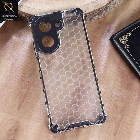 Xiaomi Redmi A5 4G Cover - Transparent - Airbag Shockproof Hybrid Honeycomb Transparent Case