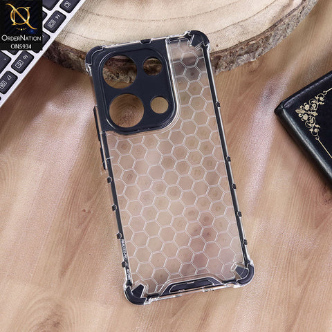 Xiaomi Redmi Note 13 Pro 4G Cover - Transparent - Airbag Shockproof Hybrid Honeycomb Transparent Case