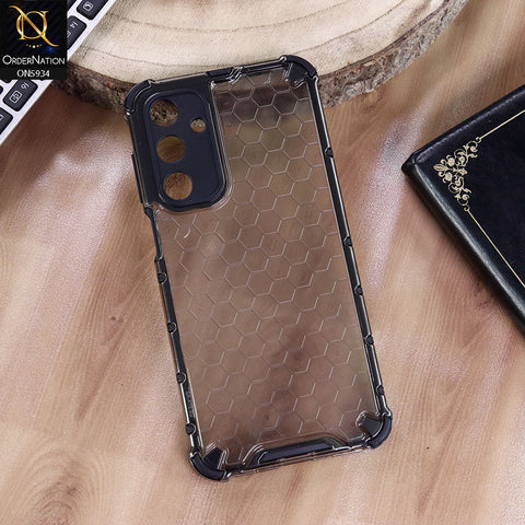Samsung Galaxy A16 Cover - Black - Airbag Shockproof Hybrid Honeycomb Transparent Case
