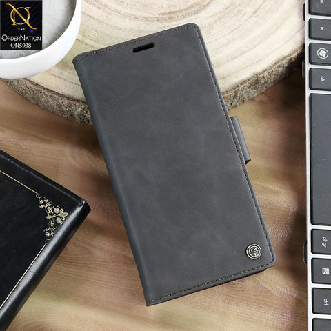 Samsung Galaxy A33 5G Cover - Black - New CaseMe Fully Premium High Grade Quality Leather Flip Book With Card Holding Slots And Magnetic Closure 033