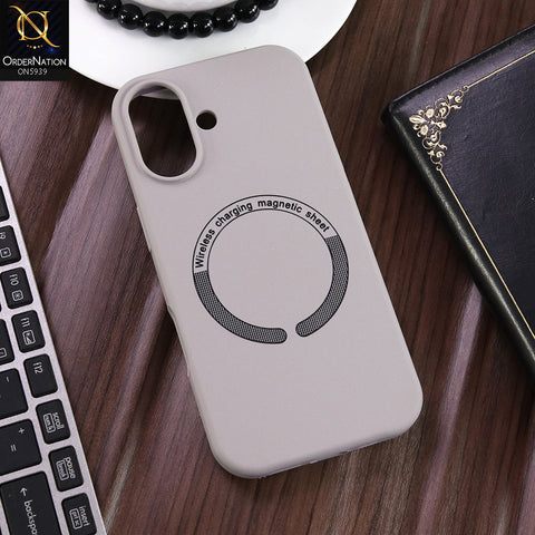 iPhone 17 Cover - Gray -  New Shockproof Ultra-Slim Magnetic Case Supports Wireless Charging