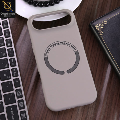 iPhone 17 Air Cover - Gray -  New Shockproof Ultra-Slim Magnetic Case Supports Wireless Charging