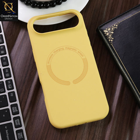 iPhone 17 Air Cover - Yellow -  New Shockproof Ultra-Slim Magnetic Case Supports Wireless Charging