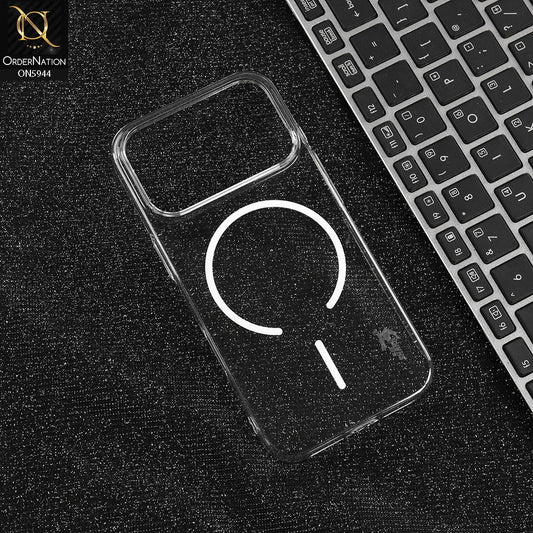 iPhone 17 Pro Cover - Black -  BlueShark Premium Quality Hard Clear Case With Magsafe
