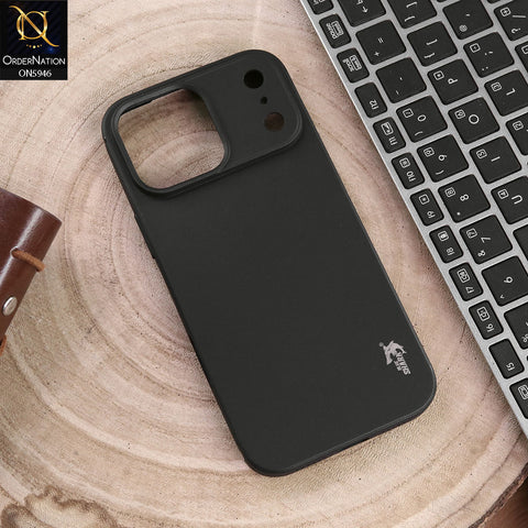 iPhone 17 Pro Max Cover - Black -  Blue Shark Premium Quality Soft Case