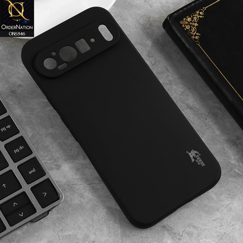 Google Pixel 9 Pro XL Cover - Black - Blue Shark Premium Quality Soft Case