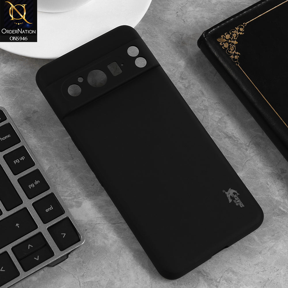 Google Pixel 8 Pro Cover - Black - Blue Shark Premium Quality Soft Case