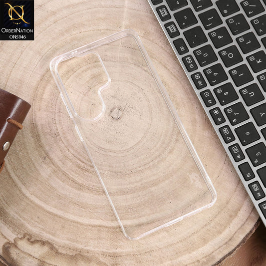 Samsung Galaxy S26 Ultra Cover - Transparent -  Blue Shark Premium Quality Soft Case