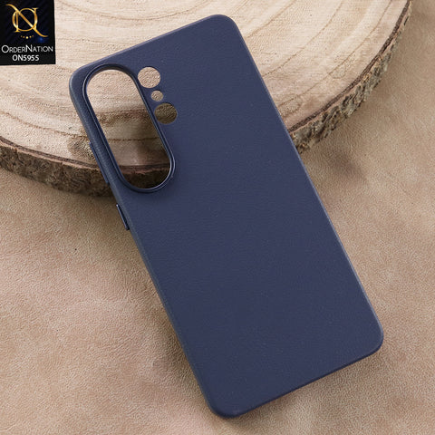 Samsung Galaxy S26 Ultra - Blue -  New Leather Feel Soft TPU Case
