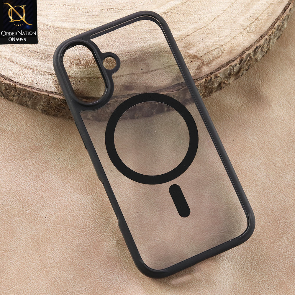 iPhone 17 - Black -  New Crystal Clear Case Slim Anti Scratch TPU Shockproof Protective Phone Cover With Magsafe