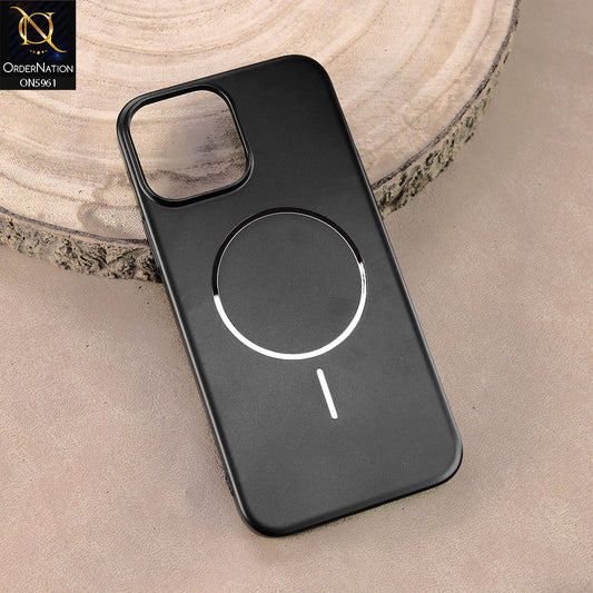 iPhone 16 Pro Max Cover - Black -   New Premium Quality Slim Profile Shell Case With Magsafe