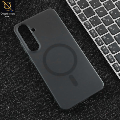 Samsung Galaxy S24 FE Cover - Black  - New Trendy Matte Colour Semi-Transparent Case With Magsafe