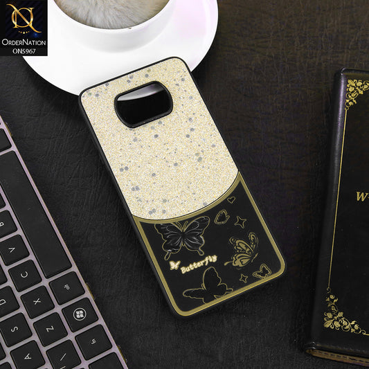 Xiaomi Poco X3 Pro Cover - Black -  New Trendy Butterfly Moeity Glitter Soft Borders Shiny Case