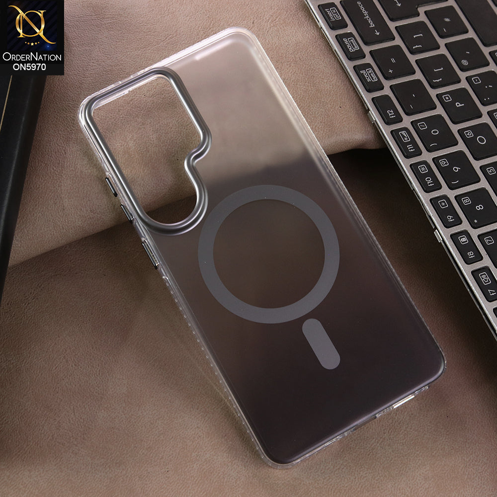 Samsung Galaxy S26 Ultra - Brown - Matte MagSafe Case Sleek Black Finish with Built-In MagSafe