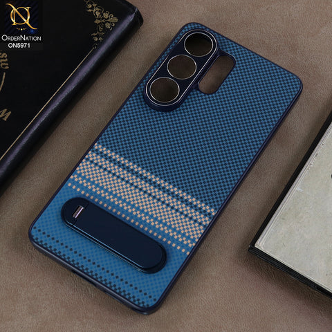 Samsung Galaxy S26 Ultra - Blue - New Magnetic Carbon Fiber Case with Kickstand | Slim Shockproof MagSafe Cover