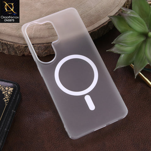 Samsung Galaxy S26 Ultra - White - New J-Case Magnetic Translucent Case  – MagSafe Compatible Frosted Translucent Cover