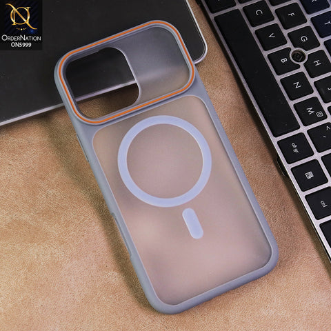 iPhone 16 Pro Max Cover - Grey - Premium Matte MagSafe Protective Case