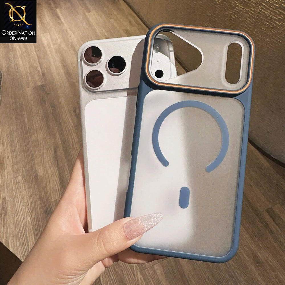 iPhone 17 Pro Max Cover - Blue - Premium Matte MagSafe Protective Case