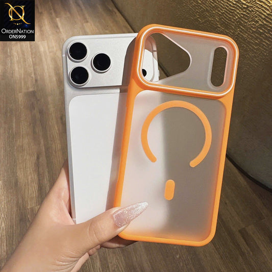 iPhone 17 Pro Max Cover - Orange - Premium Matte MagSafe Protective Case