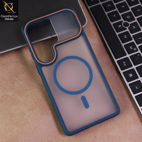 Samsung Galaxy S26 Ultra Cover - Blue - Premium Matte MagSafe Protective Case