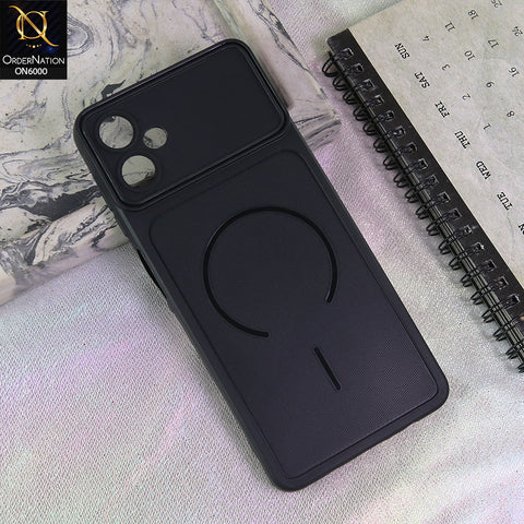 Samsung Galaxy A06 Cover - Black - Premium MagSafe Design Silicone Back Cover