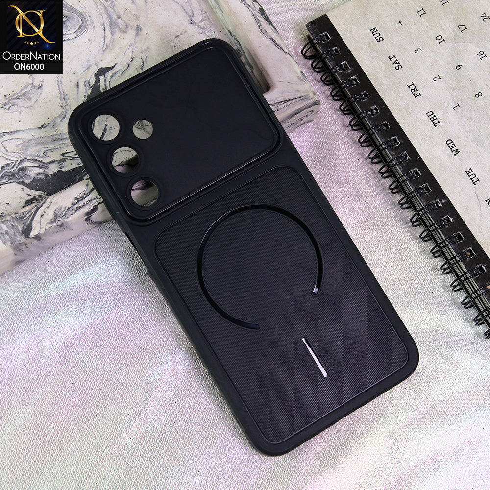 Samsung Galaxy A16 5G Cover - Black - Premium MagSafe Design Silicone Back Cover